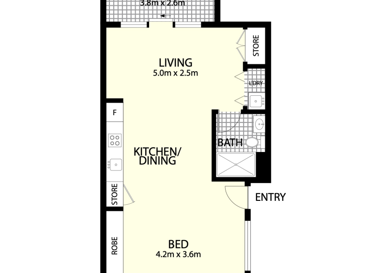 37/20 Mclachlan Avenue Floor Plan