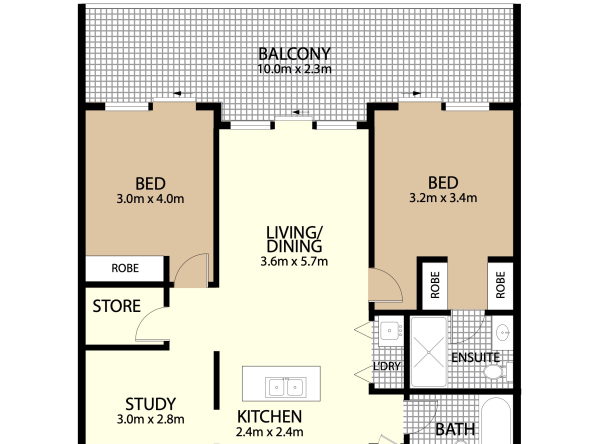 512/5 Nipper Street Floorplan
