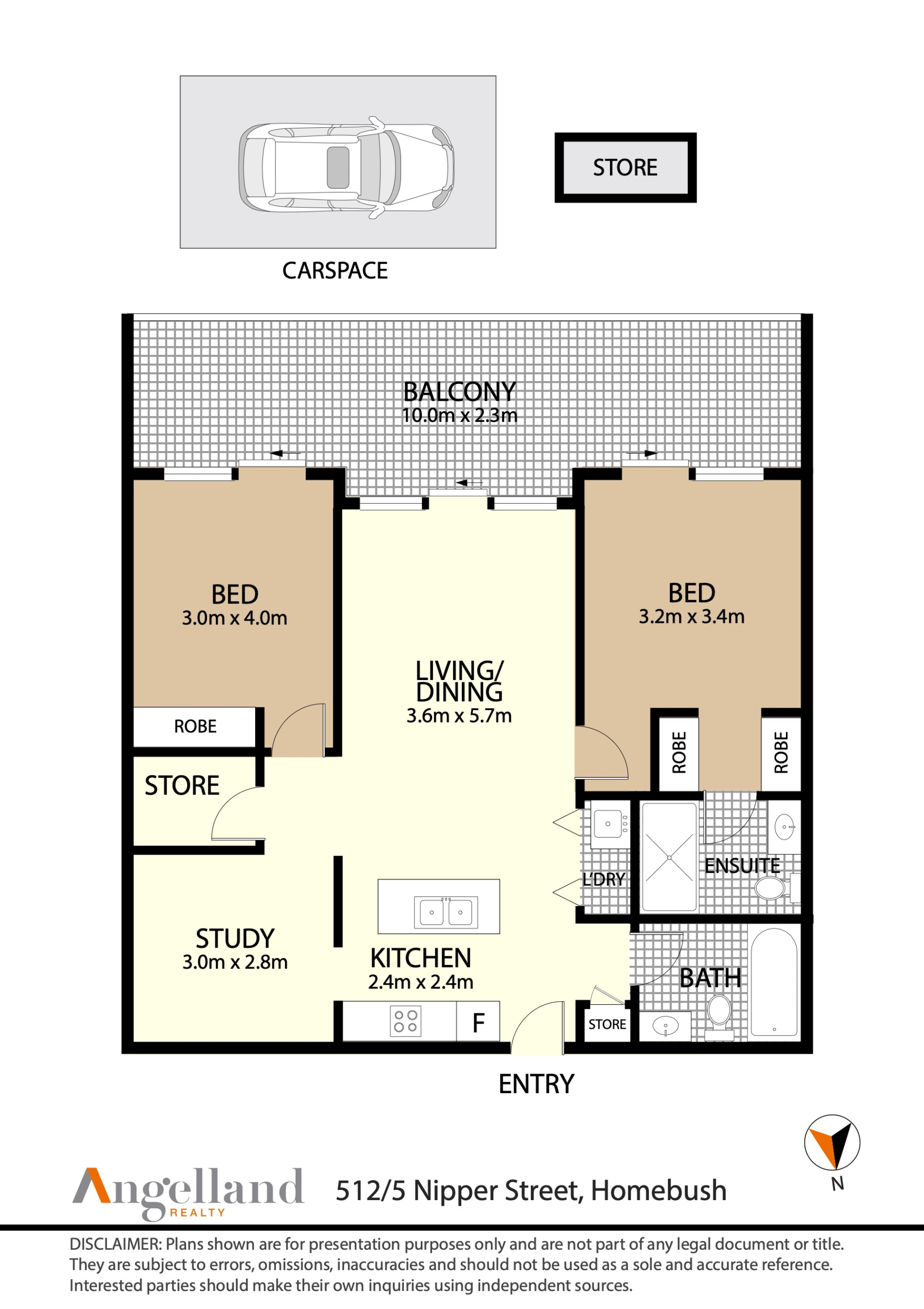 512/5 Nipper Street Floorplan